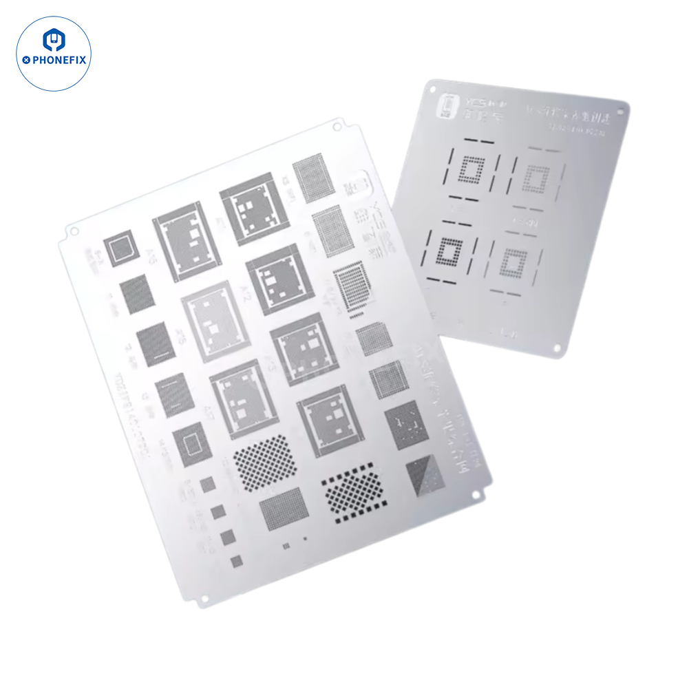 YCS Mobile BGA Reballing Stencils for iPhone Android Phones CPU Chip