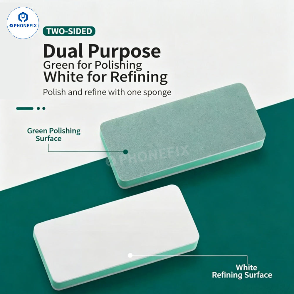 Double-Sided Polishing Sanding Block Sponge Pad for Phone Repair
