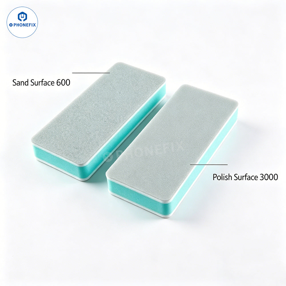 Double-Sided Polishing Sanding Block Sponge Pad for Phone Repair
