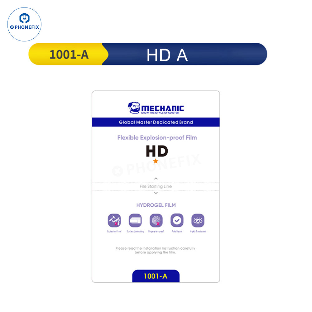 Mechanic Hydrogel Film Screen Protector for Phone & Laptop