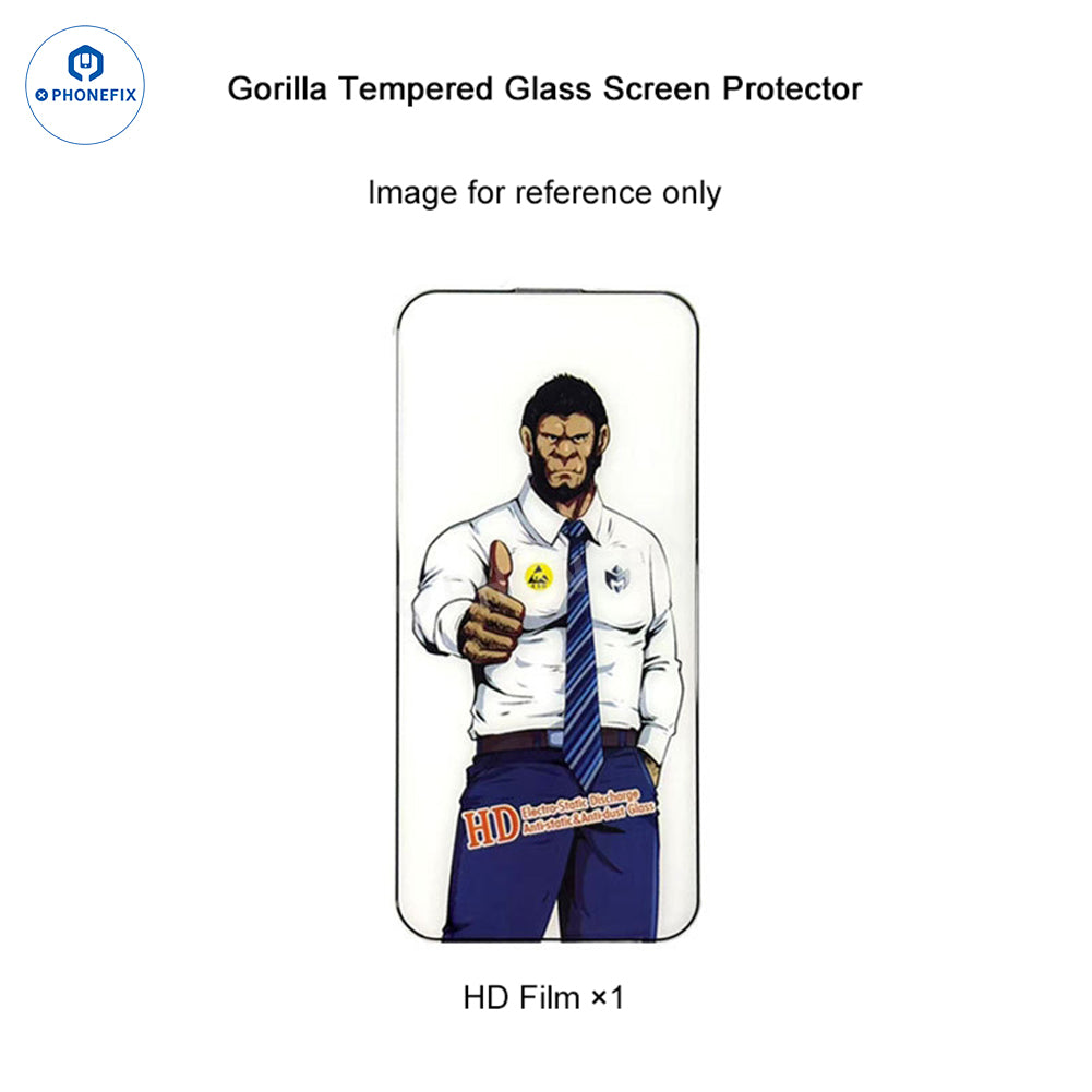 HD privacy tempered glass screen protector for iPhone 18 Pro Max by PHONEFIX, showing clear protection and sleek design.