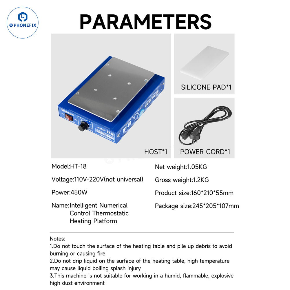 MECHANIC HT-18 Smart Thermostatic Heating Station