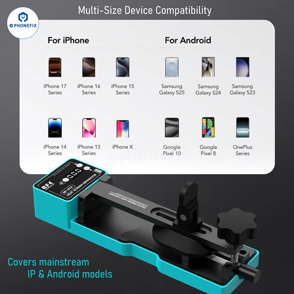 RF4 RF-HT4 RF-SO2 RF-SO3 Phone Screen Separator Heating Clamp