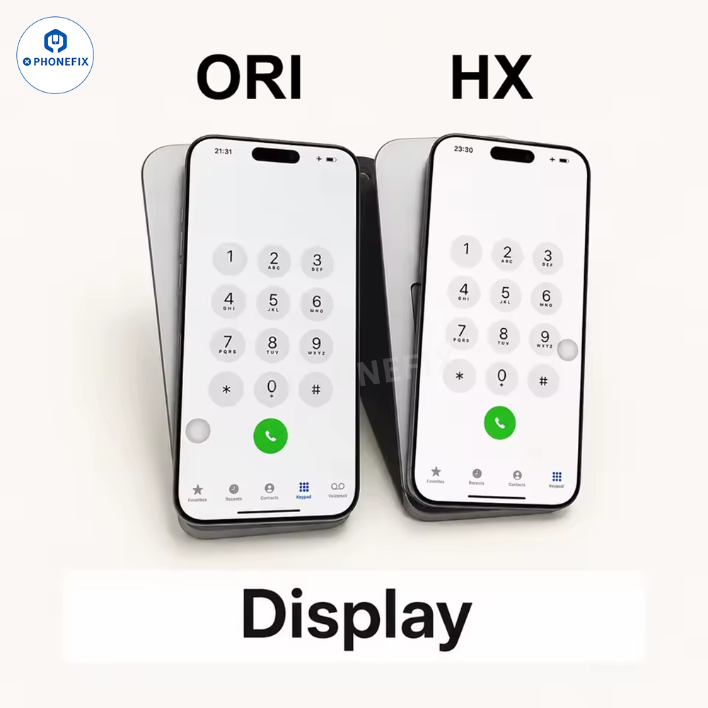 HX Soft OLED 120Hz Screen Assembly for iPhone 12-17 Pro Max Display Digitizer Replacement - CHINA PHONEFIX SHOP Team