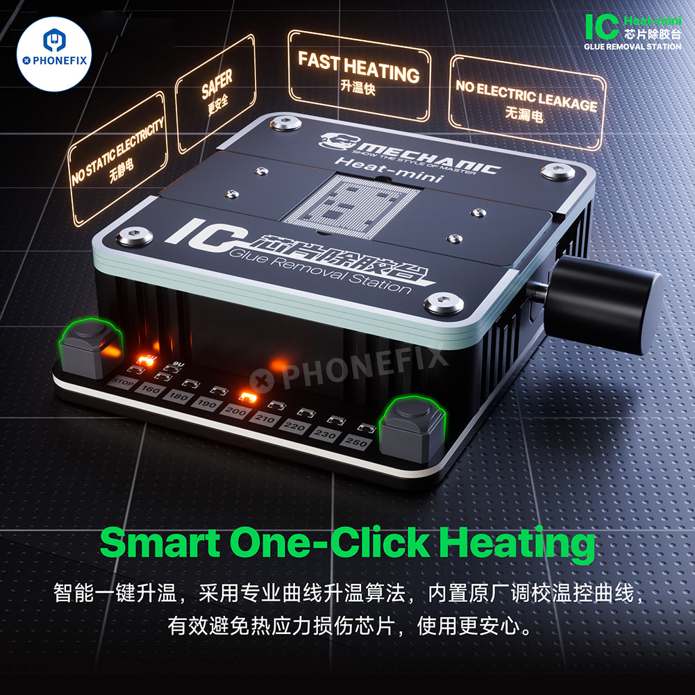 MECHANIC Heat-Mini IC Glue Removal Station for Chips up to 18*21mm