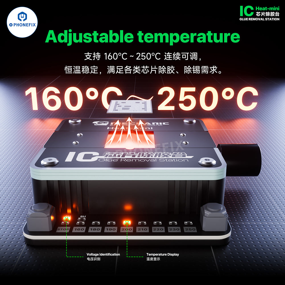 MECHANIC Heat-Mini IC Glue Removal Station for Chips up to 18*21mm