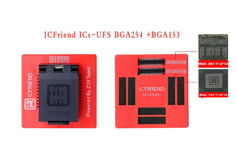 ICFriend ICS-UFS 3 in 1 Support UFS BGA95/153/254 Set With JTAG Plus Box - CHINA PHONEFIX