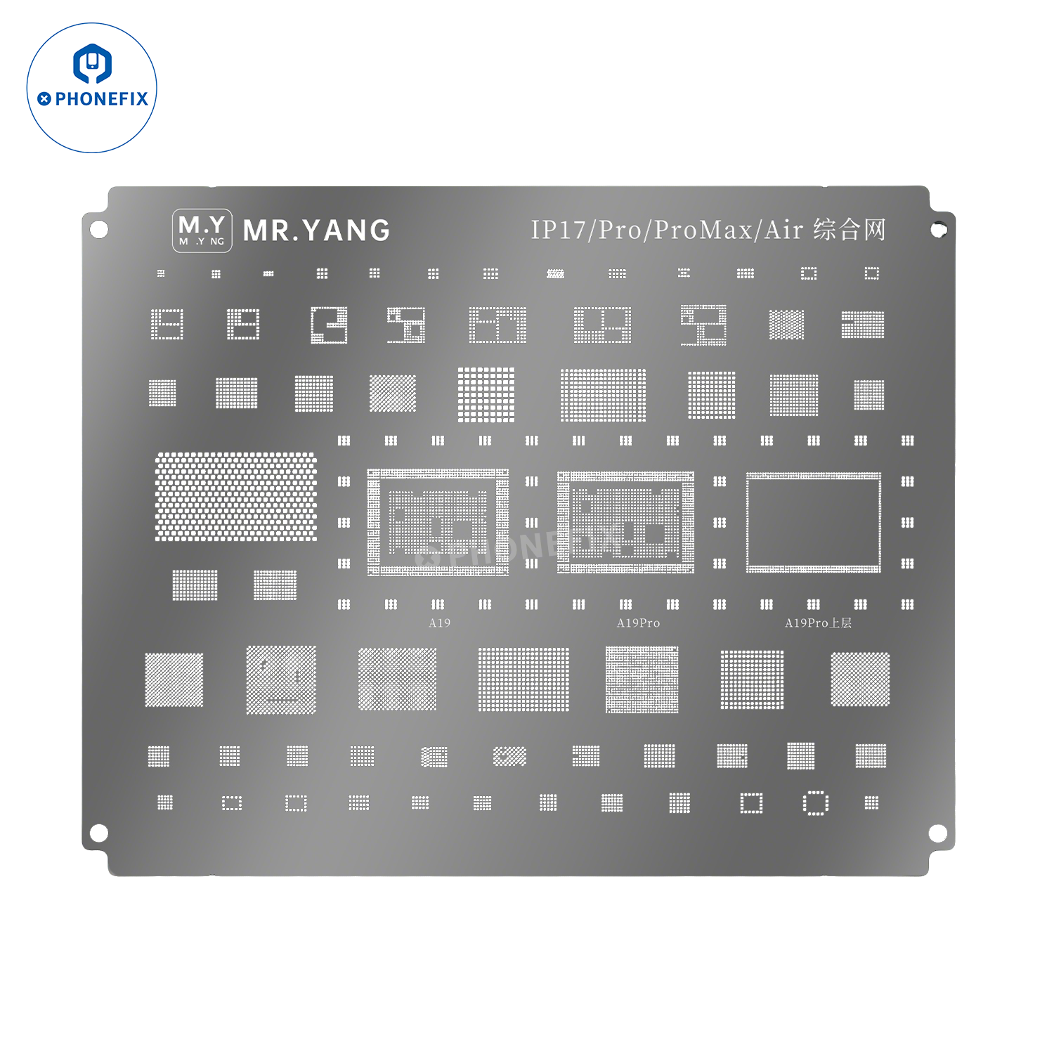 YCS M.Y Comprehensive Reballing Stencil for iPhone Drones Laptop