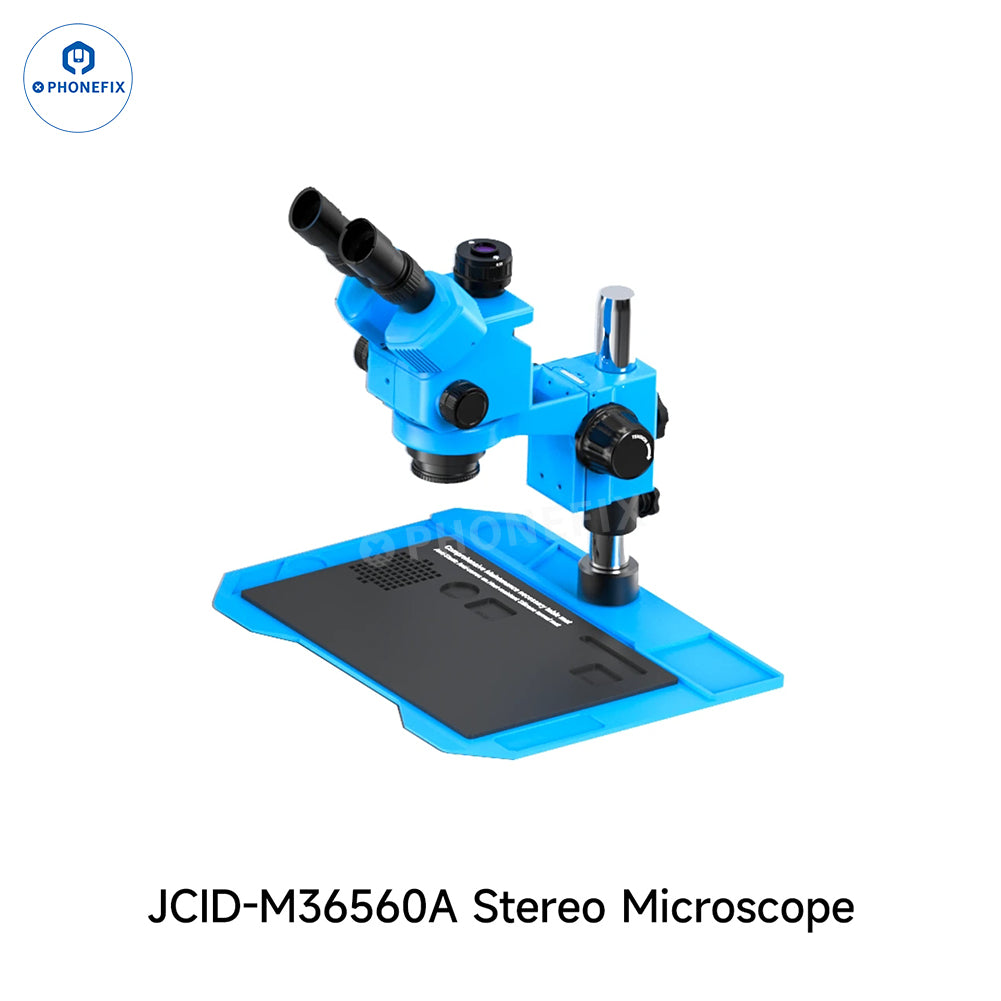 JCID M36565A M36560A 6.5X-60X/65X Trinocular Stereo Microscope