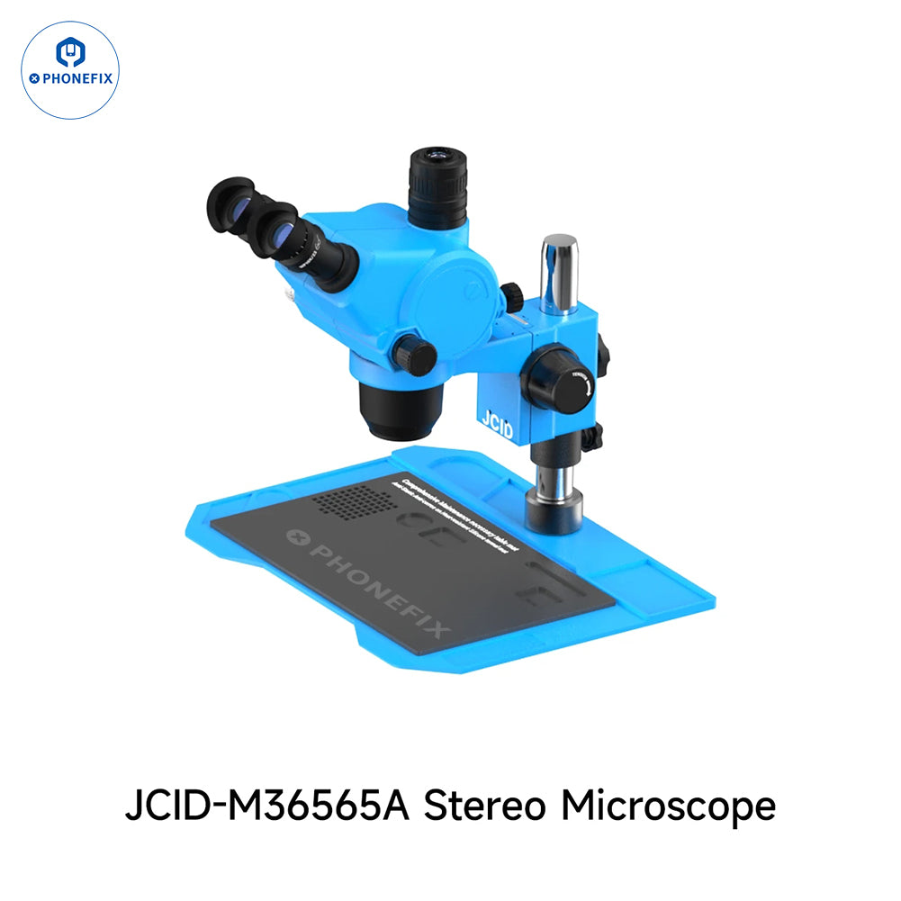 JCID M36565A M36560A 6.5X-60X/65X Trinocular Stereo Microscope
