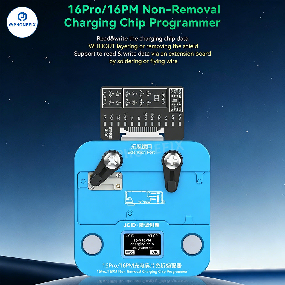 JCID iPhone 16Pro/16PM Non-removal Charging Chip Programmer - CHINA PHONEFIX SHOP Team