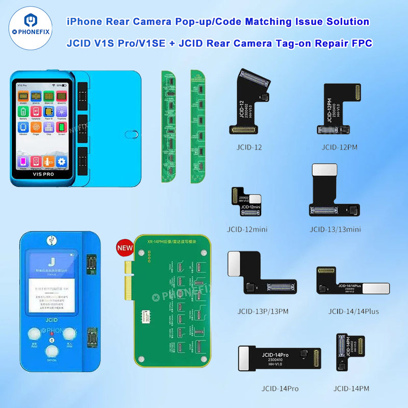 JCID Wide Angle Camera Tag-On Repair FPC For iPhone 12-14 Pro Max