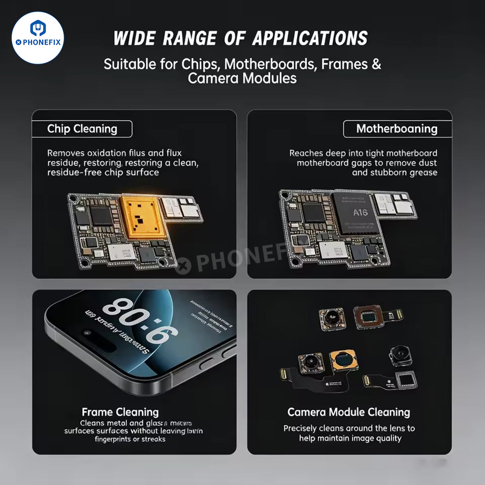 PHONEFIX JCID HM-5/40 cleaning sponge for phone PCB cleaning, a versatile assist tool for electronic device maintenance.