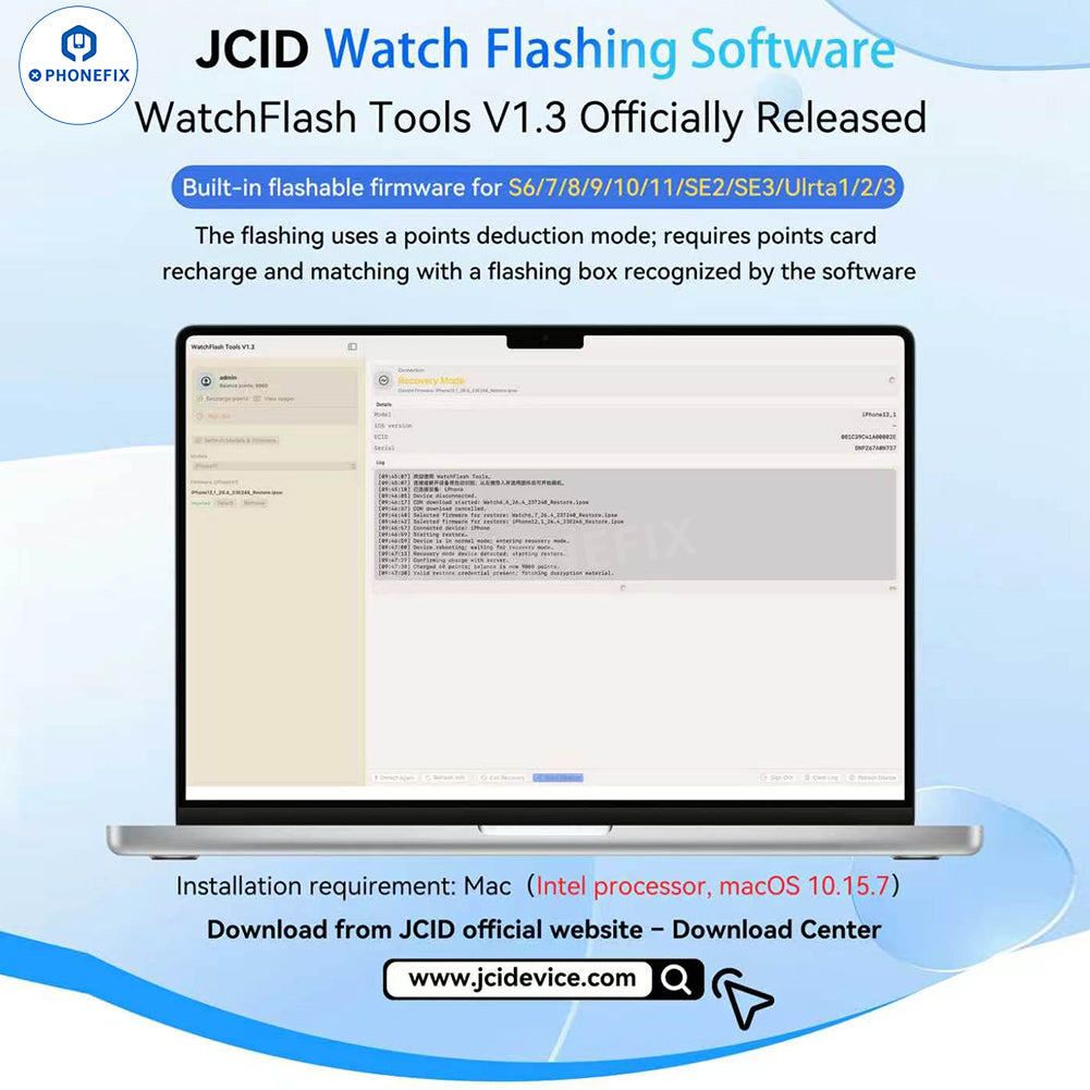 Firmware Of Apple Watch S1-S6 For AWRT Adapter Restore Tool - CHINA PHONEFIX SHOP Team