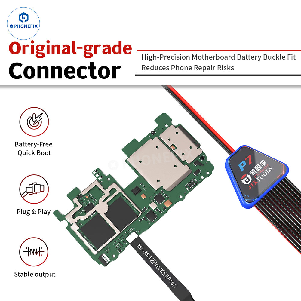 JTX P7 Android Phone Power Boot Cable for Samsung Huawei Xiaomi