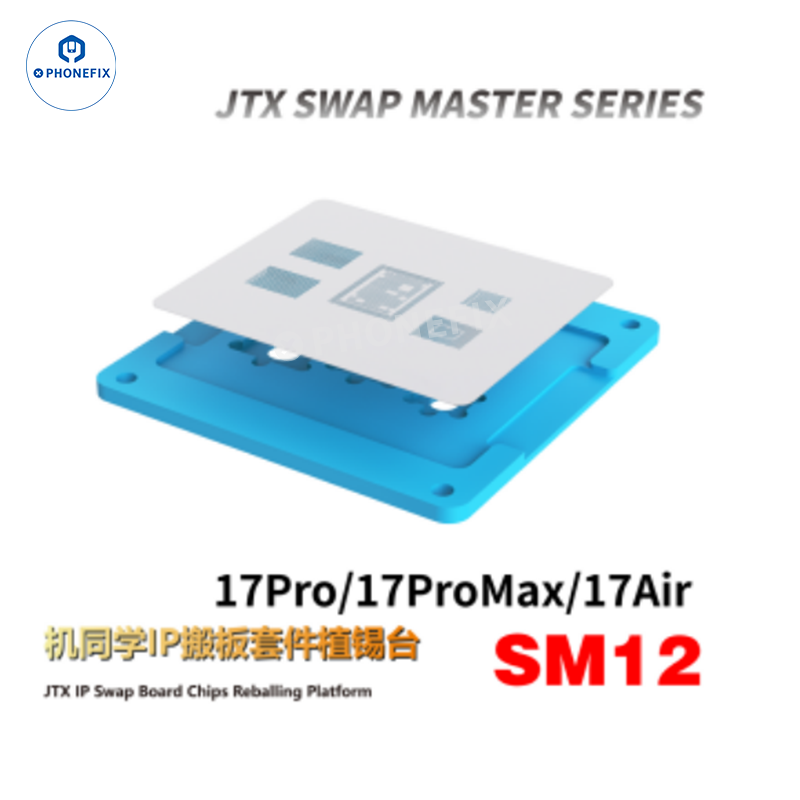JTX Swap Board CPU Chip Reballing Platform for iPhone 8-17 Pro Max