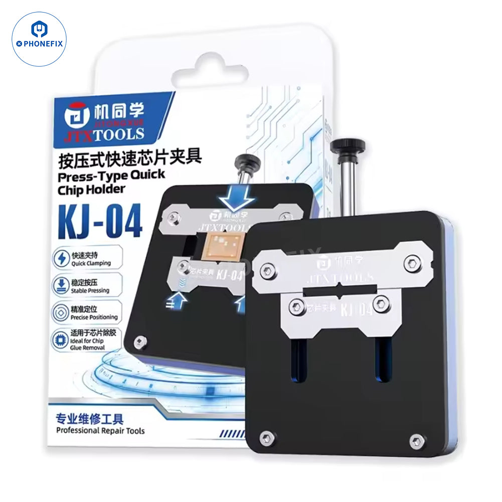 PHONEFIX JTX KJ-04 KJ-05 motherboard IC holder fixture for phone repair, soldering fixture for precise component placement.