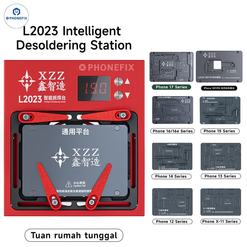 XZZ L2023 Intelligent Desoldering Station with PCB heating platform for iPhone X-18 Pro Max by PHONEFIX.