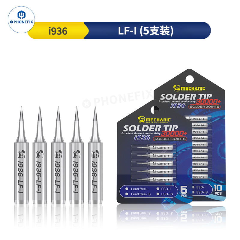 MECHANIC i936 Soldering Iron Tip Lead-free ESD I IS Head