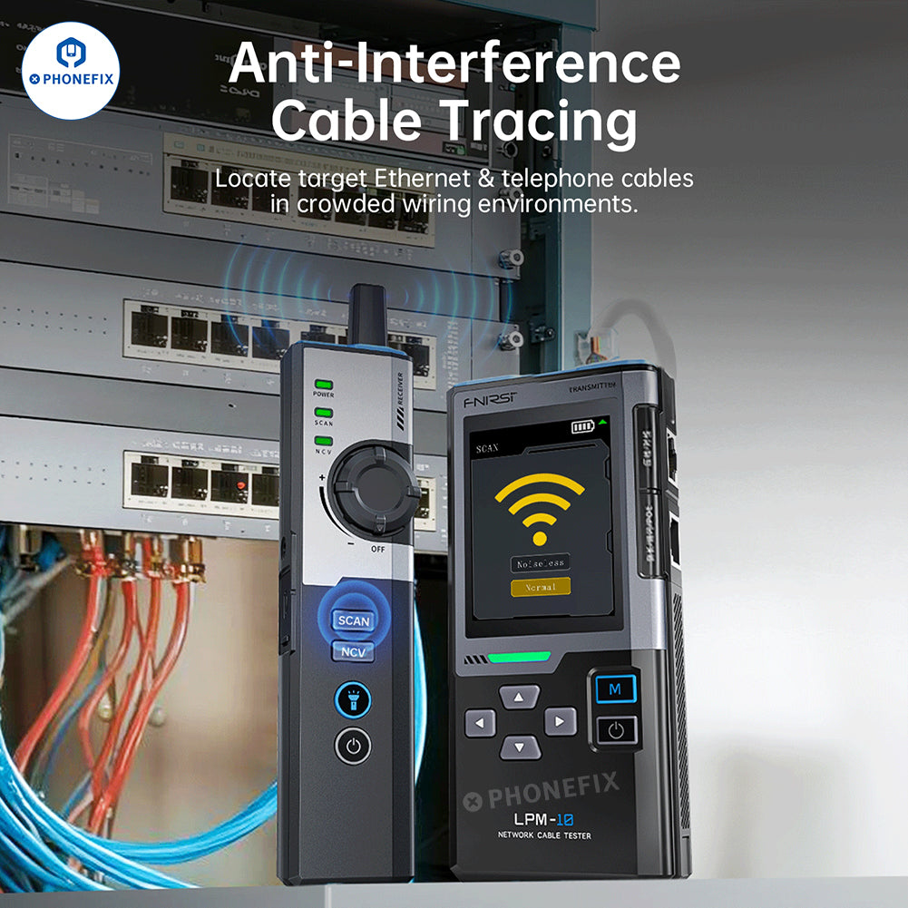 FNIRSI LPM-10C Network Cable Tester – IP Scan & PING Test
