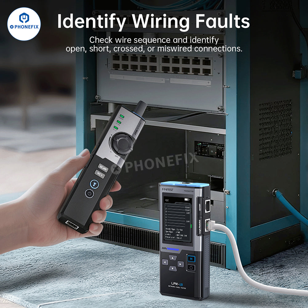 FNIRSI LPM-10C Network Cable Tester – IP Scan & PING Test