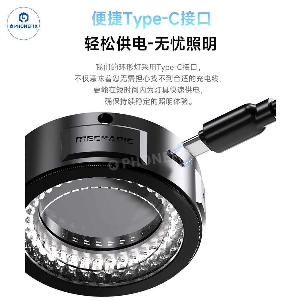 MECHANIC LS5 LS6 Microscope Polarized Ring Light for Mobile Repair