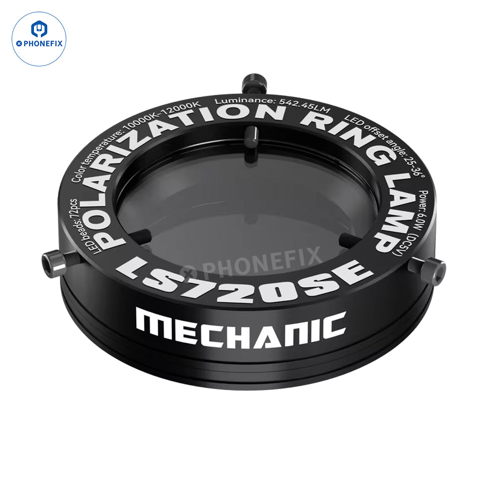 Mechanic LS720+ Adjustable Microscope Polarization Ring Lamp - CHINA PHONEFIX SHOP Team