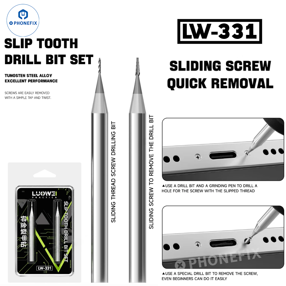JTX SK-1 Screw Killer iPhone Stripped Screws Removal Twist Drill Bit