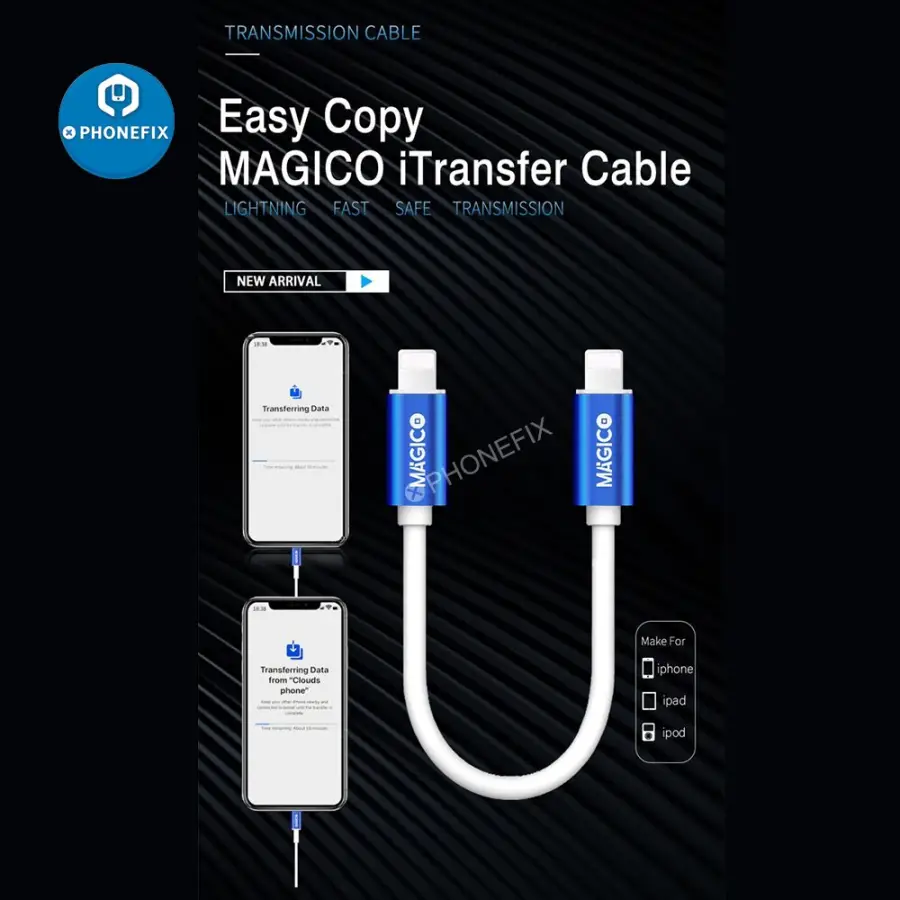 Type-C to Lightning Data Transfer Cable from Old to New iPhone