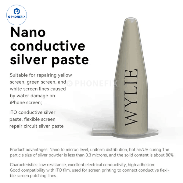 Nano Conductive Silver Paste For iPhone Screen Flex Circuit Repair
