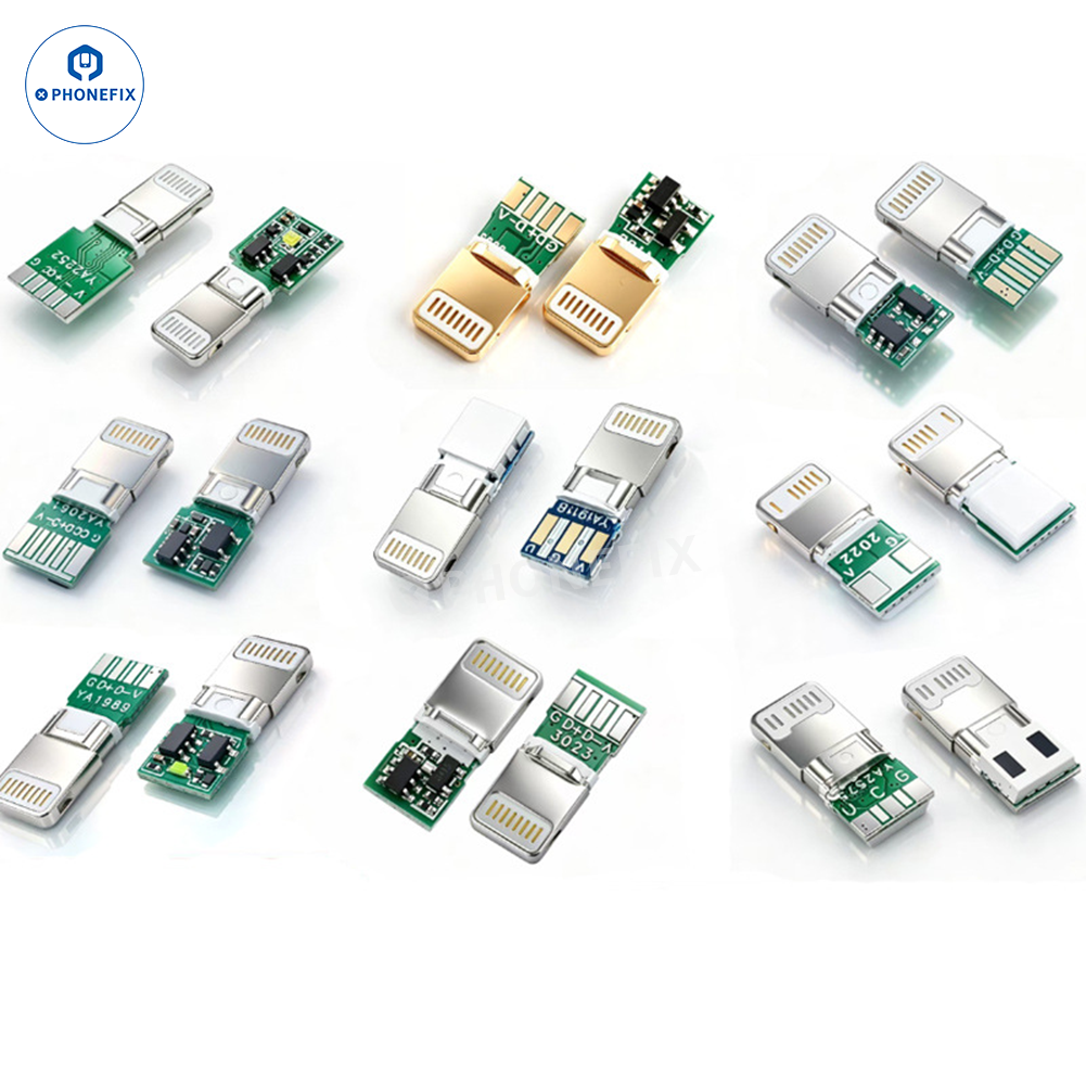 Lightning 8-Pin Male Connector with PCB Board PD Fast Charging