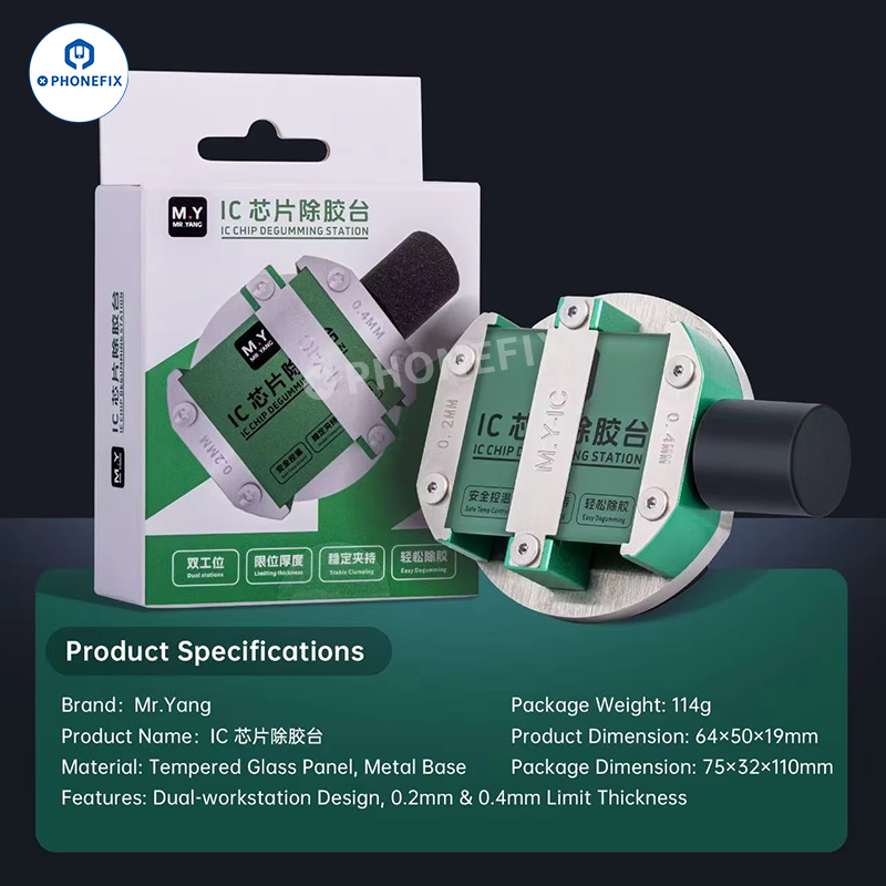 MR.Yang M.Y IC Degumming Station for Phone BGA Chip Glue Removal