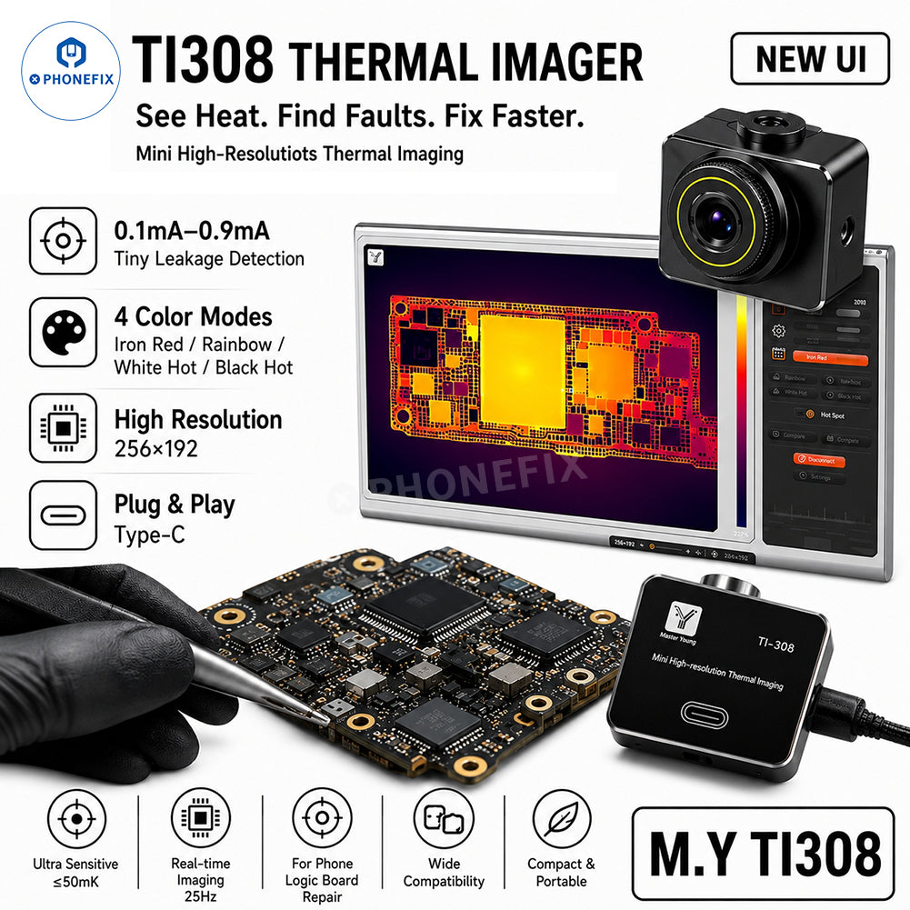 M.Y TI308 Thermal Imaging Camera for Phone PCB Troubleshooting
