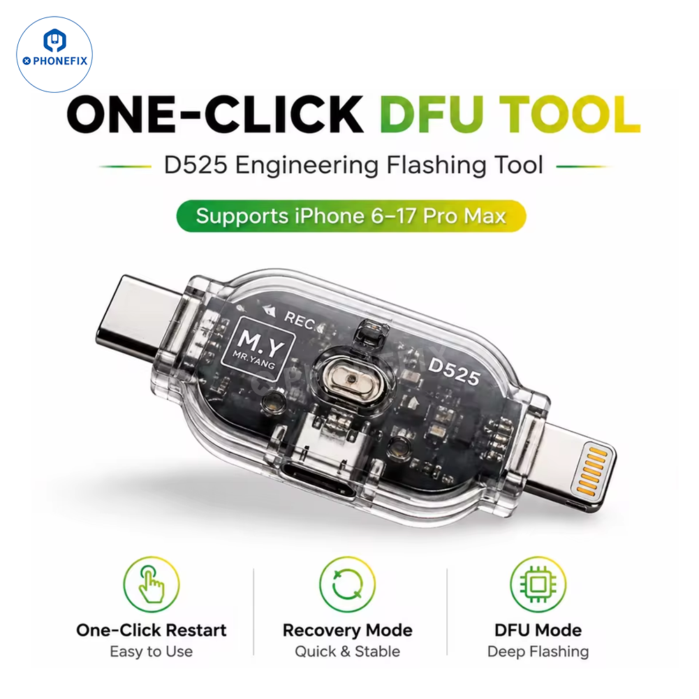 Herramienta de recuperación DFU de un solo clic YCS Y-627 para reparación de iPhone y Samsung
