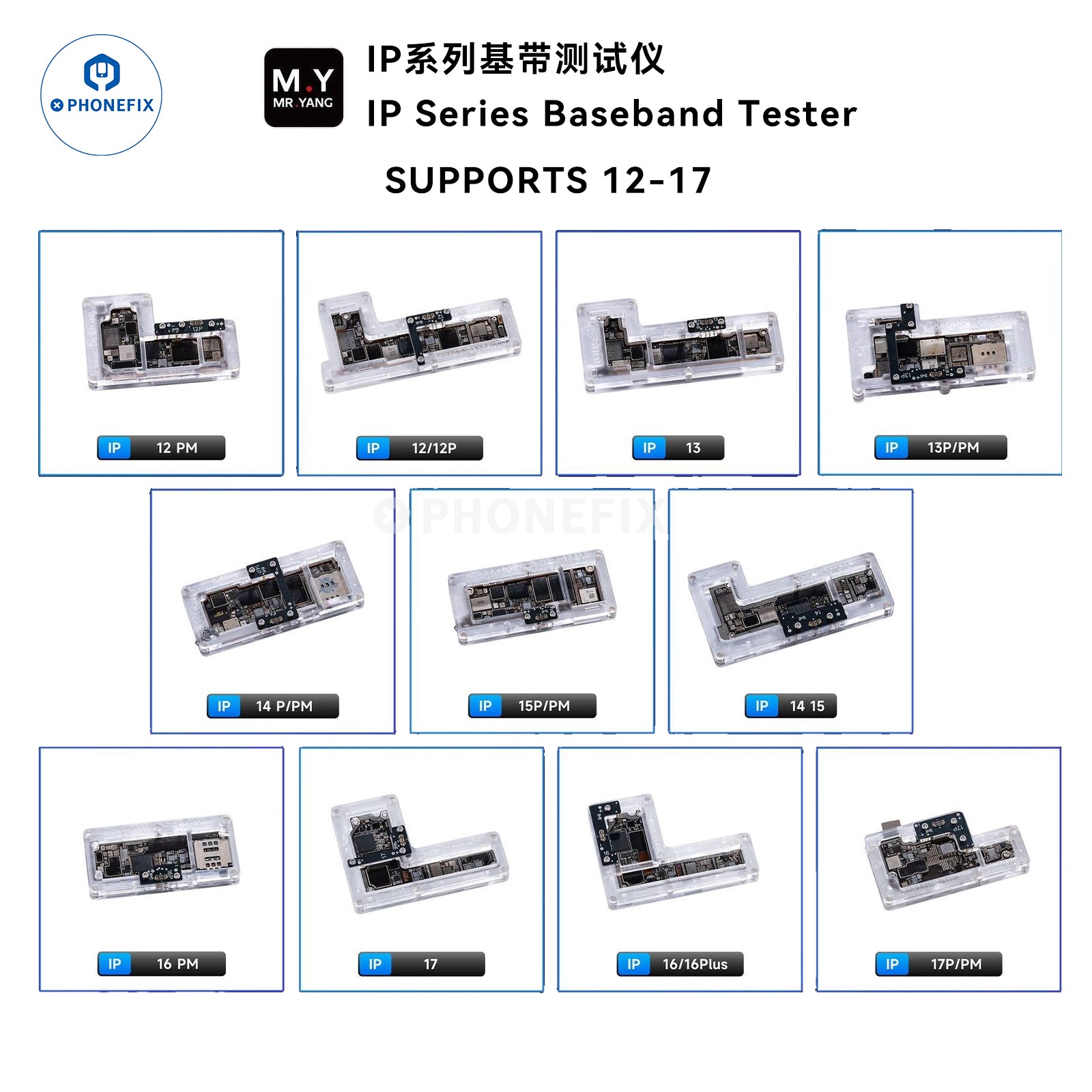 Mr. Yang M.Y IP Series Baseband Tester for iPhone 12-17 Pro Max