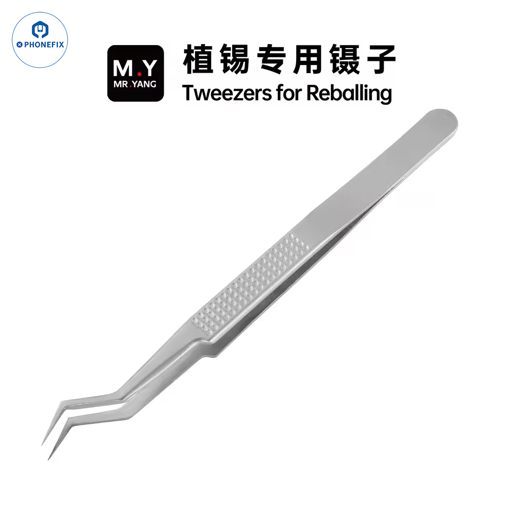 YCS Ultra-precision Titanium Straight Curved Tweezers