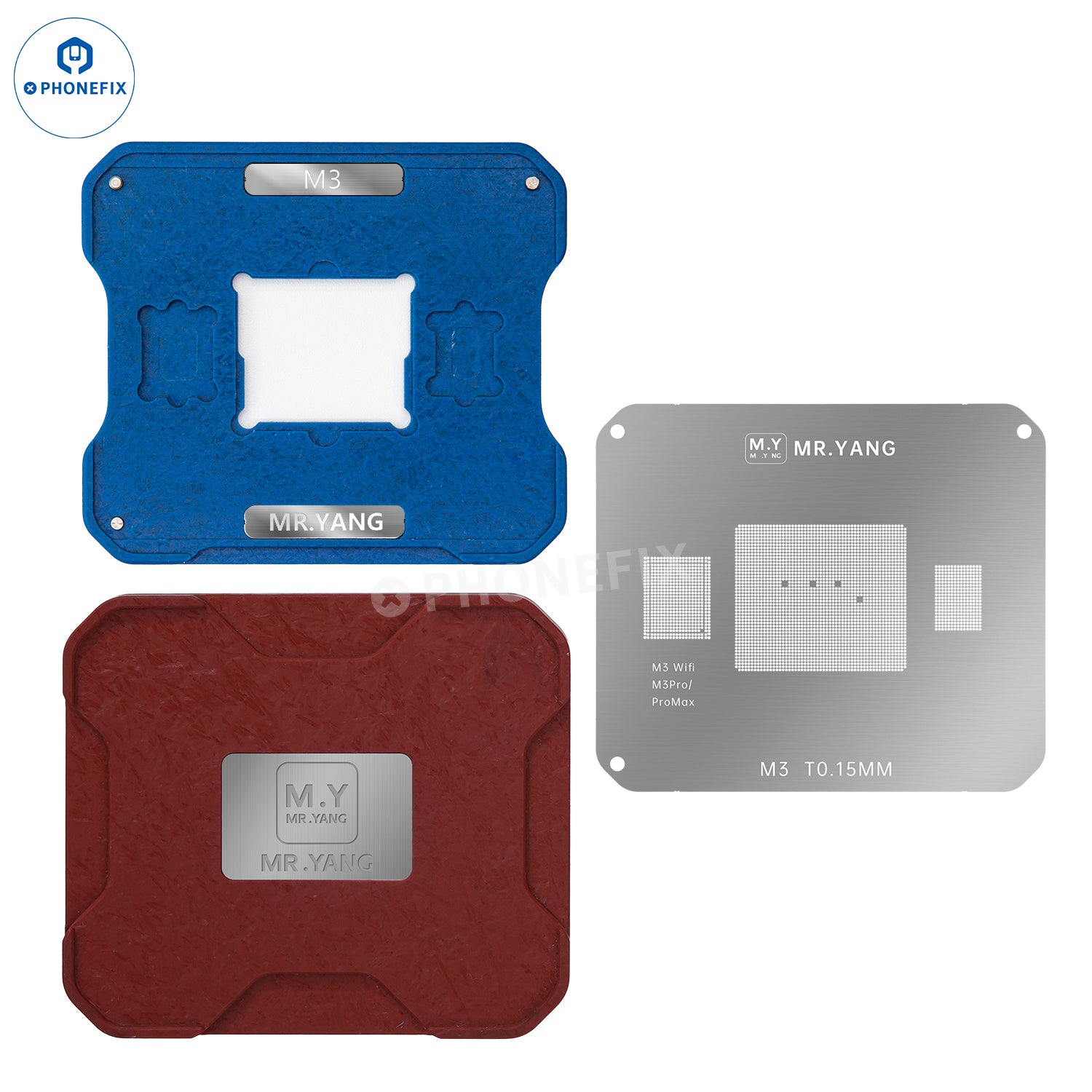 YCS M.Y M1 M2 M3 M4 Reballing Stencil Platform for MacBook Repair