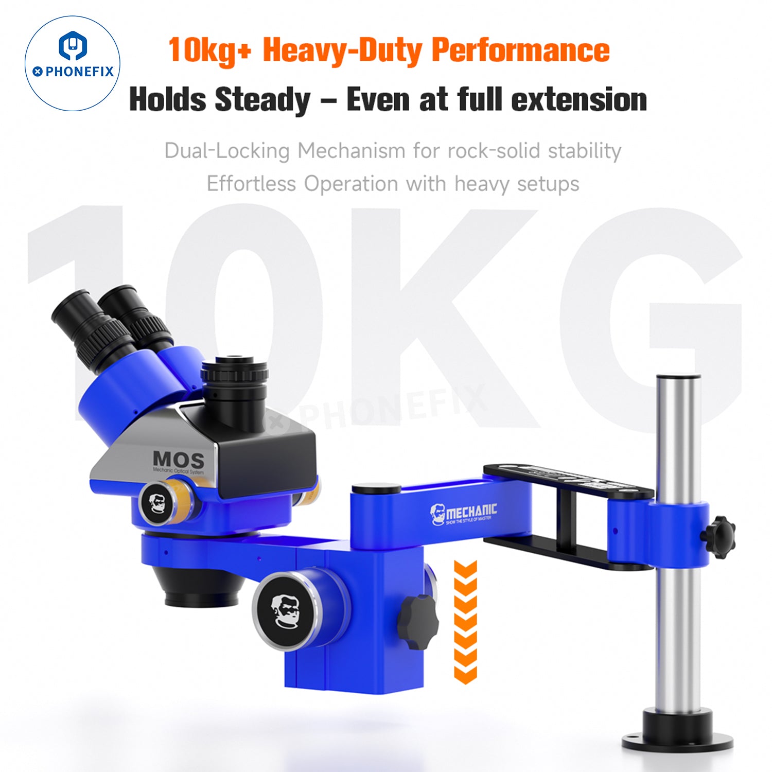 MECHANIC M6 Rotatable Microscope Swing Arm Bracket Stand Holder