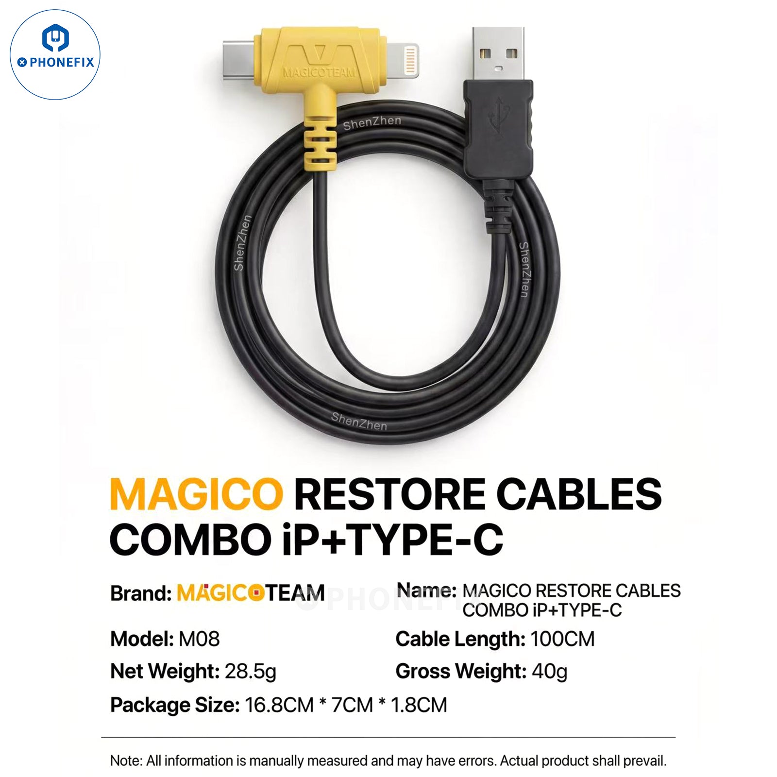 MAGICO Restore Easy Cable for Restore iPhone iPad Flashing Cable - CHINA PHONEFIX SHOP Team