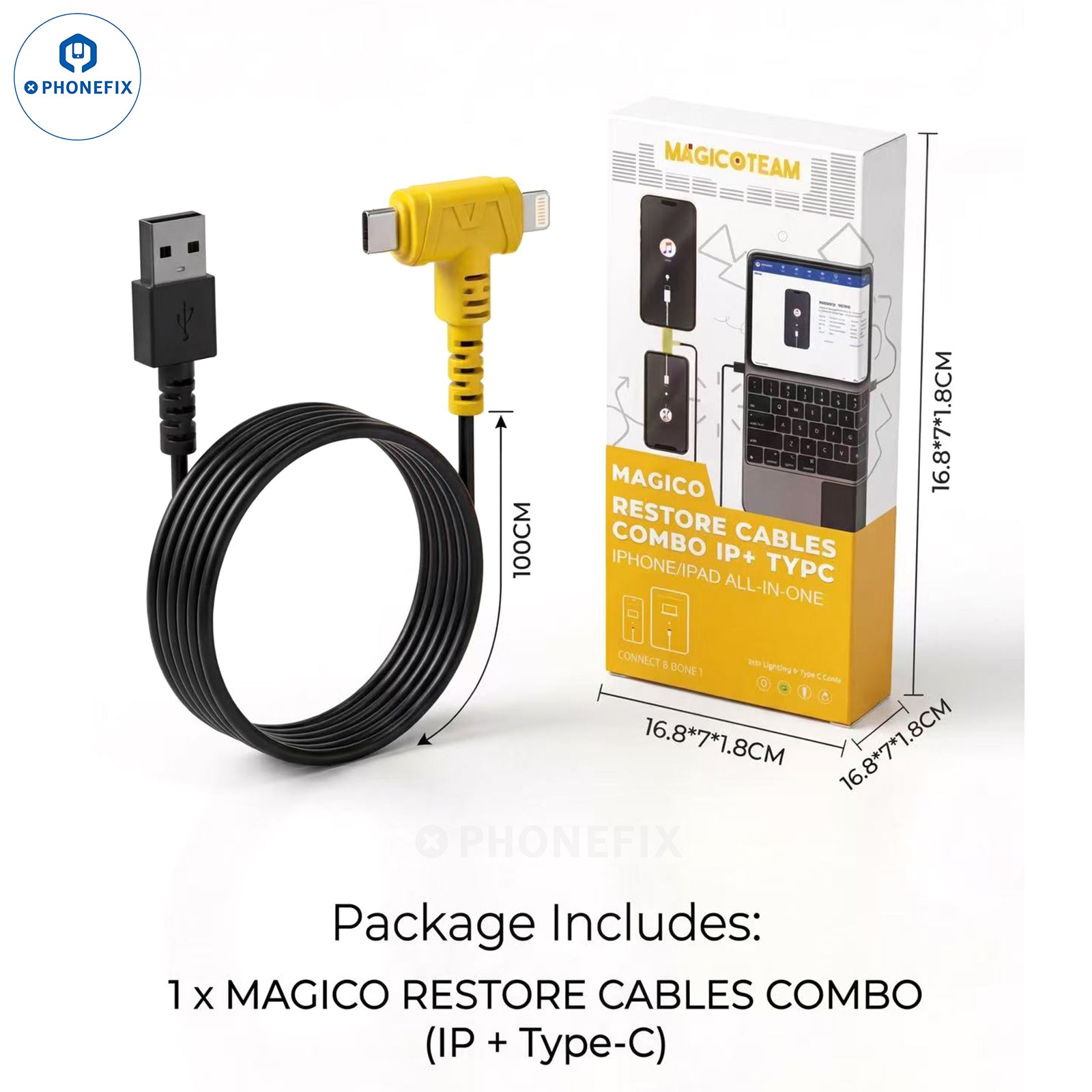 MAGICO Restore Easy Cable for Restore iPhone iPad Flashing Cable - CHINA PHONEFIX SHOP Team