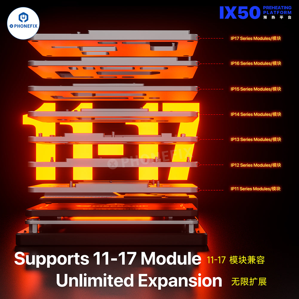 MECHANIC IX50 Preheating Platform for iPhone 11-17 Series Repair