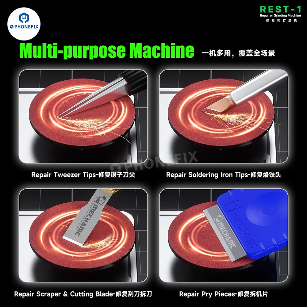 Electric Grinding Machine for Tweezers & Blades Polishing Restoration