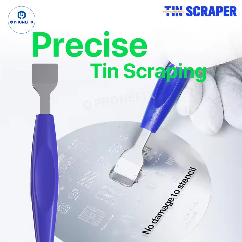 MECHANIC TS3 Non-Magnetic Solder Scraper Set for PCB BGA Repair