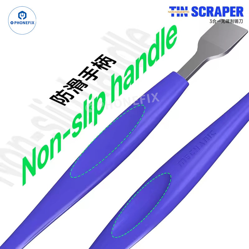 MECHANIC TS3 Non-Magnetic Solder Scraper Set for PCB BGA Repair
