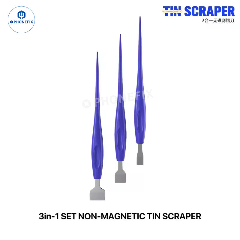 MECHANIC TS3 Non-Magnetic Solder Scraper Set for PCB BGA Repair