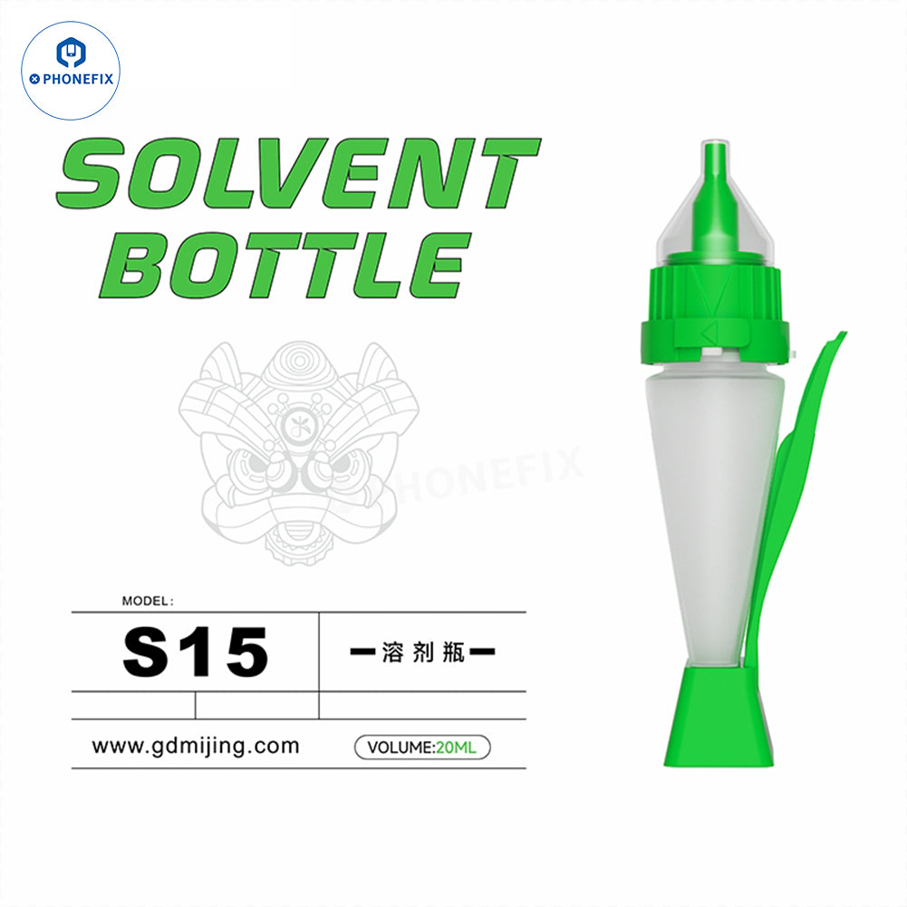 MIJING S15 Solvent Bottle - 20ml Dispensing Box for Phone Repair
