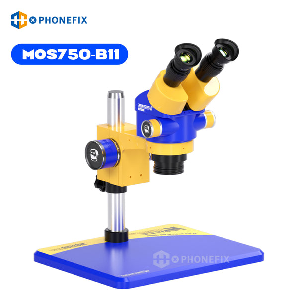MECHANIC MOS760 MOS750 7X-60X Trinocular Stereo Microscope