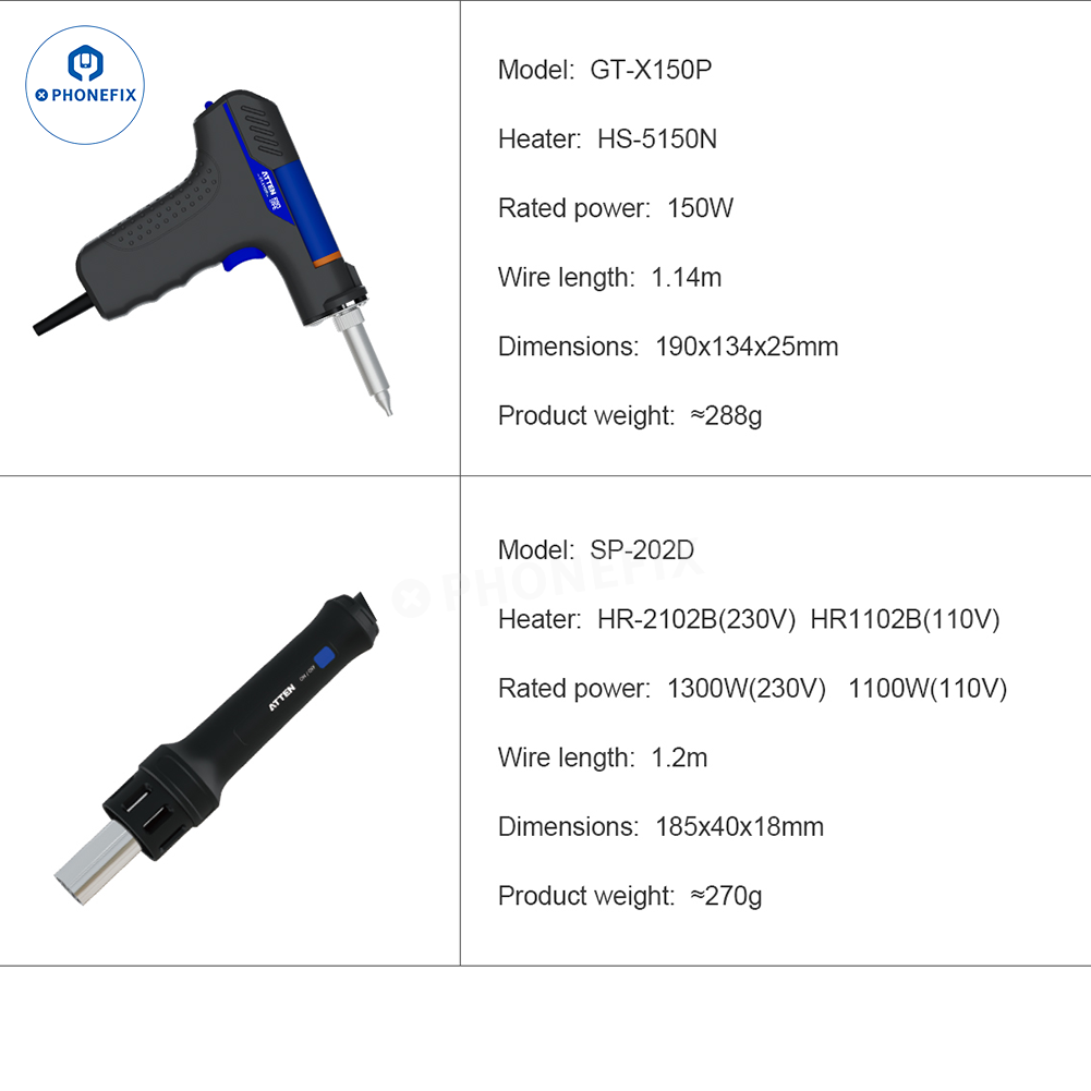Atten MS-1600 4-in-1 Intelligent Rework Station - CHINA PHONEFIX SHOP Team