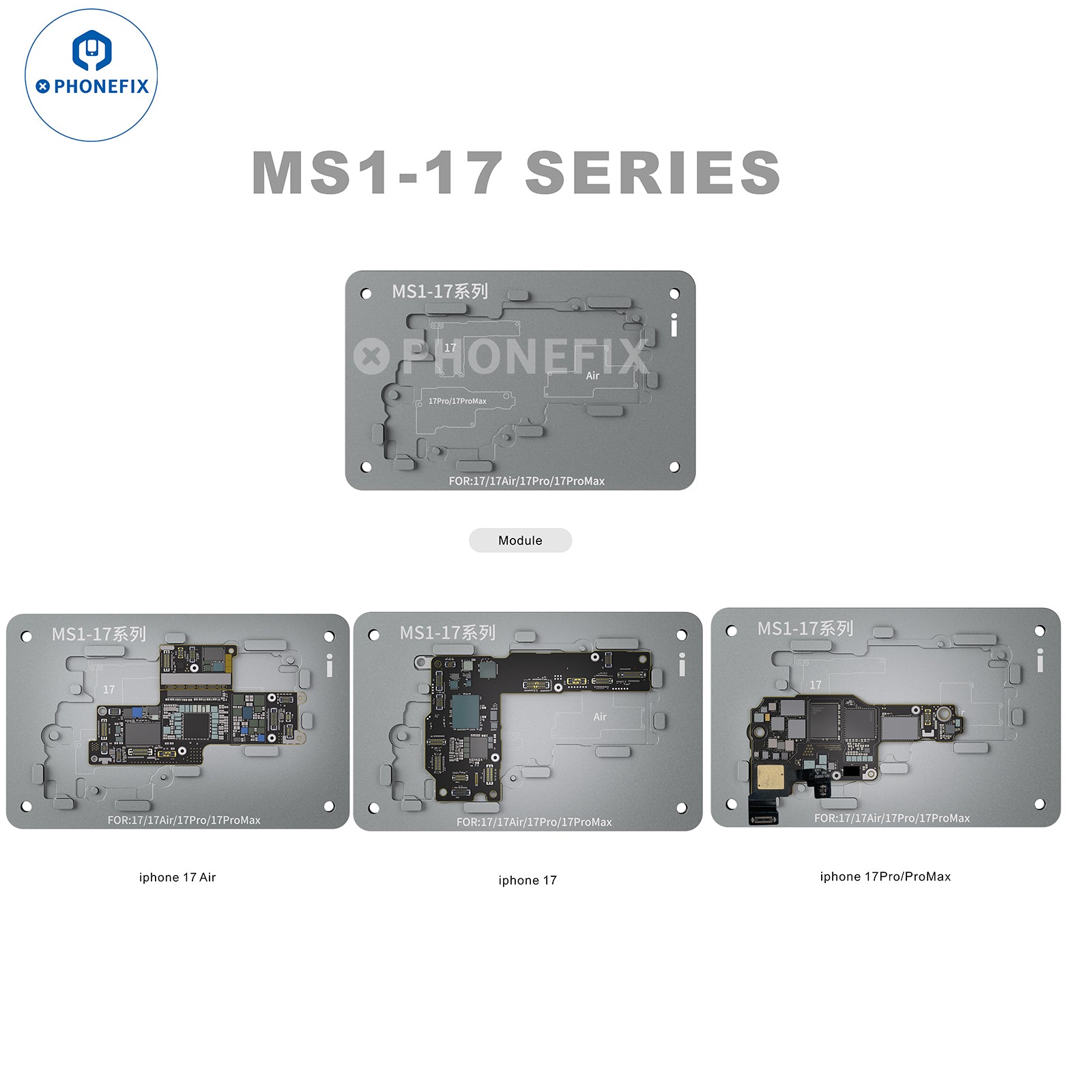iRepair MS1 Desoldering Mold for iPhone X-17 Samsung Huawei Android