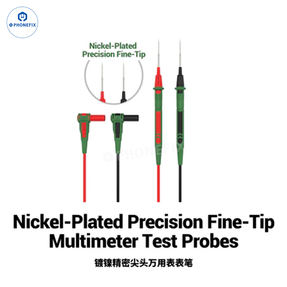 2UUL MT01 MT02 Fine-Tip Multimeter Pen Test Probes for PCB Repair